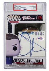 John Cena Signed Autographed Cut with Fast and Furious Jakob Toretto FUNKO POP #1079 Vinyl Figure PSA COA