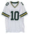 Jordan Love Green Bay Packers Signed Autographed White #10 Custom Jersey PAAS COA
