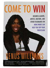 Venus Williams Signed Autographed Come To Win Tennis Hardback Book PSA COA