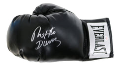 Roberto Duran Signed Autographed Black Everlast Boxing Glove PAAS COA