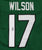 Garrett Wilson New York Jets Signed Autographed Green #17 Custom Jersey JSA Witnessed COA Sticker Hologram Only
