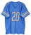 Barry Sanders Detroit Lions Signed Autographed Blue #20 Custom Jersey PAAS COA