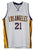Michael Cooper Los Angeles Lakers Signed Autographed White #21 Custom Jersey JSA Witnessed COA