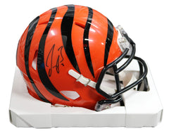 Joe Burrow Cincinnati Bengals Signed Autographed Football Mini Helmet Fanatics Certification