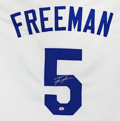 Freddie Freeman Los Angeles Dodgers Signed Autographed White #5 Custom Jersey PAAS COA