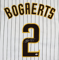 Xander Bogaerts San Diego Padres Signed Autographed White Pinstripe #2 Custom Jersey PAAS COA