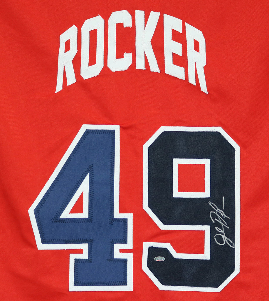 John Rocker Atlanta Braves Signed Autographed Red #49 Custom