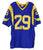 Eric Dickerson Los Angeles Rams Signed Autographed Blue #29 Custom Jersey JSA Witnessed COA