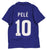 Pele Signed Autographed Brazil Blue #10 Custom Jersey Beckett COA