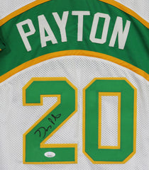 Gary Payton Seattle SuperSonics Signed Autographed White #20 Custom Jersey JSA Witnessed COA