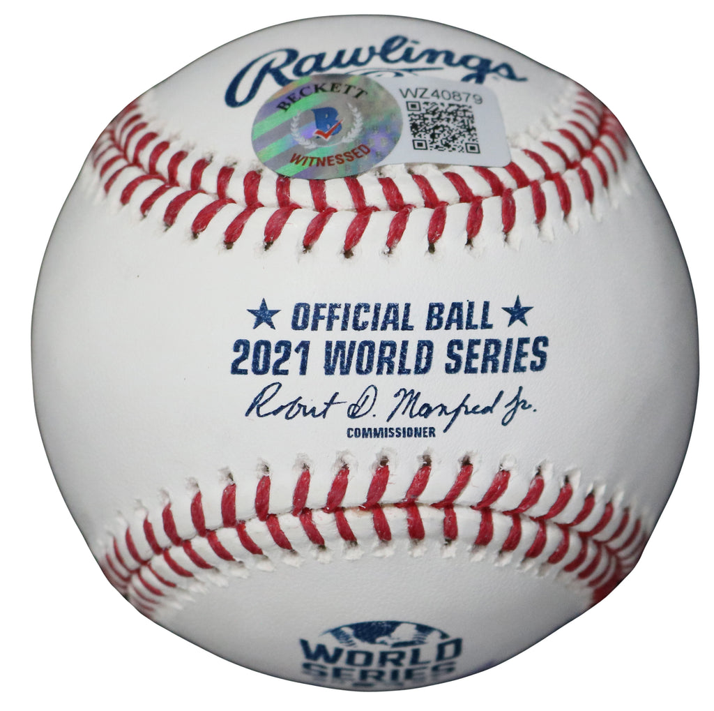 2021 Braves MLB Authenticated and Autographed World Series