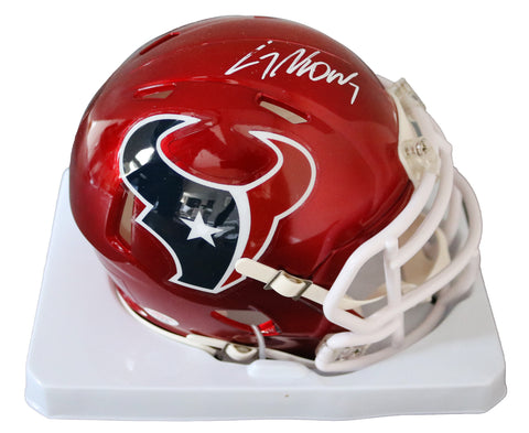 C.J. Stroud Houston Texans Signed Autographed Flash Speed Mini Helmet PAAS COA - SCUFFED SIGNATURE