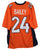 Champ Bailey Denver Broncos Signed Autographed Orange #24 Custom Jersey Heritage Authentication COA