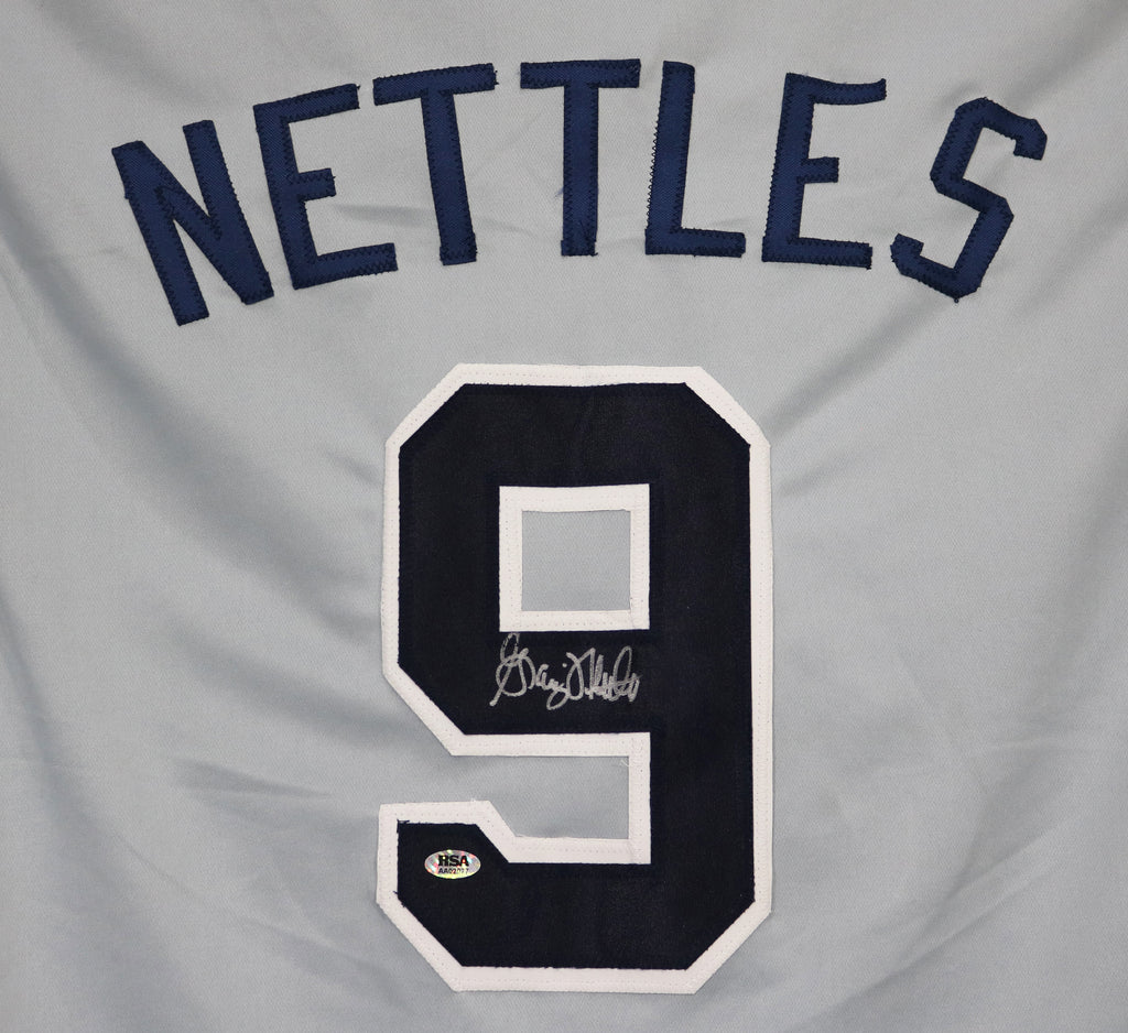 Graig Nettles New York Yankees Signed Autographed Gray Custom