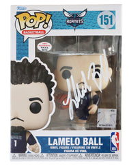 LaMelo Ball Charlotte Hornets Signed Autographed NBA FUNKO POP #151 Vinyl Figure PAAS COA