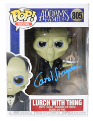 Carel Struycken Signed Autographed The Addams Family Lurch with Thing FUNKO POP #805 Vinyl Figure JSA COA
