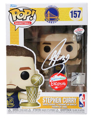 Stephen Curry Golden State Warriors Signed Autographed NBA FUNKO POP #157 Vinyl Figure PAAS COA