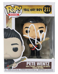 Pete Wentz Signed Autographed Fall Out Boy FUNKO POP #211 Vinyl Figure JSA COA