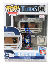Derrick Henry Tennessee Titans Signed Autographed NFL FUNKO POP #145 Vinyl Figure PAAS COA