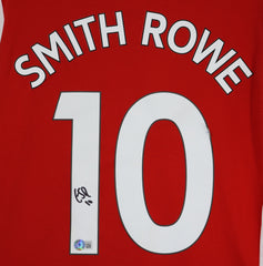 Emile Smith Rowe Signed Autographed Arsenal Red #19 Jersey Beckett COA - DEFECT