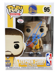 Stephen Curry Golden State Warriors Signed Autographed NBA FUNKO POP #95 Vinyl Figure PAAS COA