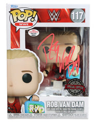 Rob Van Dam Signed Autographed WWE FUNKO POP #117 Vinyl Figure PAAS COA