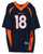 Peyton Manning Denver Broncos Signed Autographed Navy Blue #18 Jersey PAAS COA - SPOT
