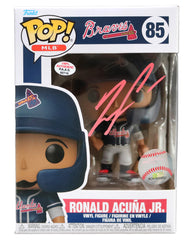 Ronald Acuna Jr. Atlanta Braves Signed Autographed MLB FUNKO POP #85 Vinyl Figure PAAS COA