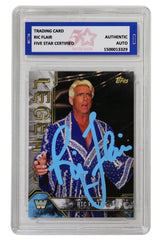 Ric Flair Signed Autographed 2017 Topps #72 Trading Card Five Star Grading Certified
