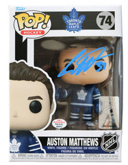 Auston Matthews Toronto Maple Leafs Signed Autographed NHL FUNKO POP #74 Vinyl Figure PAAS COA