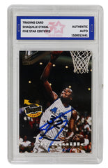 Shaquille O'Neal Orlando Magic Signed Autographed 1993-94 Topps Stadium Club #358 Basketball Card Five Star Grading Certified