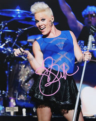 Pink P!nk Singer Signed Autographed 8" x 10" Photo Heritage Authentication COA