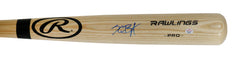 Kris Bryant Chicago Cubs Signed Autographed Rawlings Pro Natural Bat PAAS COA