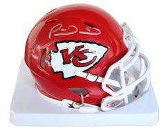 Patrick Mahomes Kansas City Chiefs Signed Autographed Football Mini Helmet Fanatics Certification