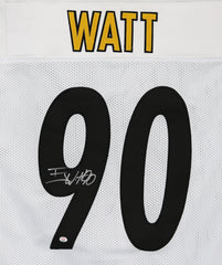 T.J. Watt Pittsburgh Steelers Signed Autographed White #90 Custom Jersey PAAS COA