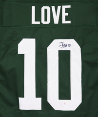 Jordan Love Green Bay Packers Signed Autographed Green #10 Custom Jersey PAAS COA