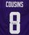 Kirk Cousins Minnesota Vikings Signed Autographed Purple #8 Custom Jersey PAAS COA