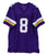 Kirk Cousins Minnesota Vikings Signed Autographed Purple #8 Custom Jersey PAAS COA