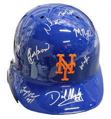 New York Mets 2015 World Series Team Signed Autographed MLB Replica Full Size Batting Helmet Authenicated Ink COA
