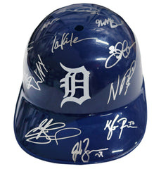 Detroit Tigers 2016 Team Signed Autographed Souvenir Full Size Batting Helmet Authenticated Ink COA Cabrera Verlander