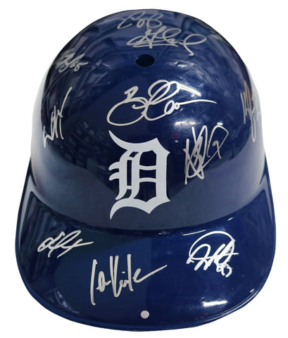Detroit Tigers 2016 Team Signed Autographed Souvenir Full Size Batting Helmet Authenticated Ink COA Cabrera Verlander
