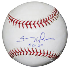 Trevor Hoffman San Diego Padres Signed Autographed Rawlings Official Major League Baseball JSA COA with Display Holder