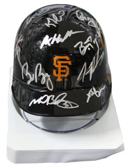 San Francisco Giants 2016 Team Signed Autographed Mini Batting Helmet Authenticated Ink COA Buster Posey