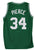 Paul Pierce Boston Celtics Signed Autographed Green #34 Custom Jersey JSA COA Sticker Hologram Only