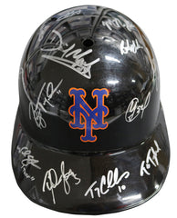 New York Mets 2015 World Series Team Signed Autographed Souvenir Full Size Batting Helmet Authenticated Ink COA - deGrom Wright Syndergaard