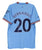 Bernardo Silva Manchester City Signed Autographed Blue #20 Jersey Five Star Grading COA