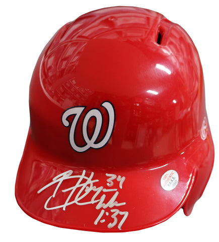 Bryce Harper Washington Nationals Signed Autographed Mini Helmet PAAS COA