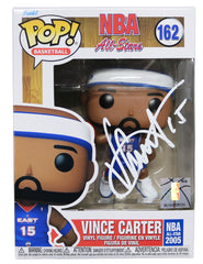 Vince Carter New Jersey Nets Signed Autographed NBA All Star FUNKO POP #162 Vinyl Figure PRO-Cert COA