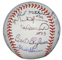 Pittsburgh Pirates 1980's and 1990's Signed Autographed Official Ball National League Baseball with Display Holder - 17 Autographs - Stargell Parker Blyleven