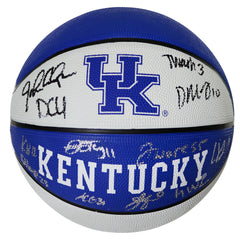Kentucky Wildcats 2021-22 Team Signed Autographed Logo Basketball JSA Witnessed COA